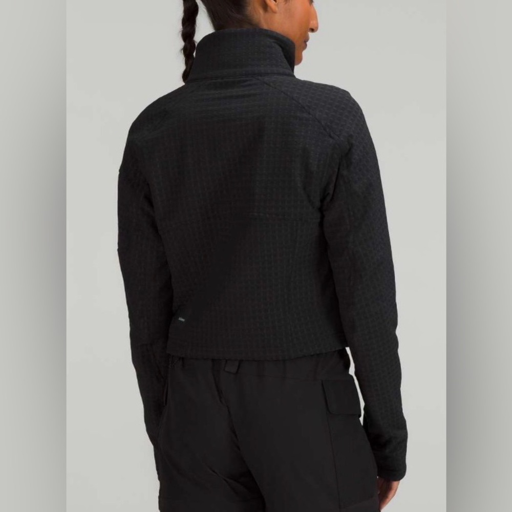 NWOT NEW Lululemon Water-Repellent Fleece Hiking Jacket Black - Picture 2 of 12